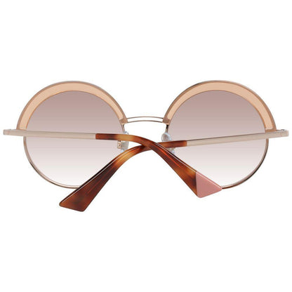 Web Rose Gold Metal & Plastic Sunglasses