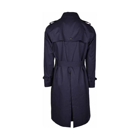 Aquascutum Blue Cotton Jacket Aquascutum Dark Slate Gray