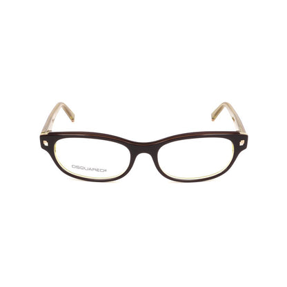Dsquared² Brown Plastic Glasses (Frames) 1728,67434610848,Accessories,Brown,Dsquared²,Glasses (Frames) - Glasses and Sunglasses - Accessories,Glasses and Sunglasses - Accessories,New with tags,Women