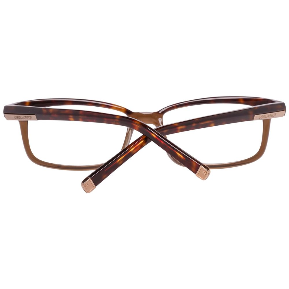 Dsquared² Brown Plastic Glasses (Frames) 1728,67434610848,Accessories,Brown,Dsquared²,Glasses (Frames) - Glasses and Sunglasses - Accessories,Glasses and Sunglasses - Accessories,Men,New with tags
