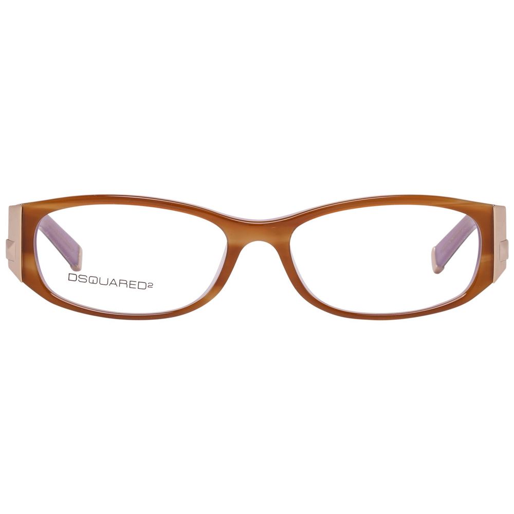 Dsquared² Brown Plastic Glasses (Frames) 1728,67434610848,Accessories,Brown,Dsquared²,Glasses (Frames) - Glasses and Sunglasses - Accessories,Glasses and Sunglasses - Accessories,New with tags,Women