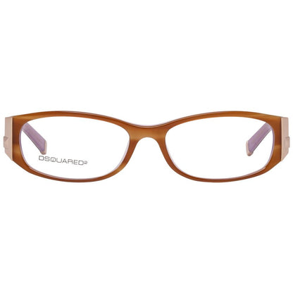 Dsquared² Brown Plastic Glasses (Frames) 1728,67434610848,Accessories,Brown,Dsquared²,Glasses (Frames) - Glasses and Sunglasses - Accessories,Glasses and Sunglasses - Accessories,New with tags,Women
