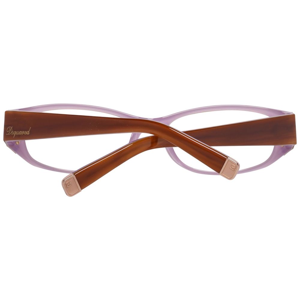 Dsquared² Brown Plastic Glasses (Frames) 1728,67434610848,Accessories,Brown,Dsquared²,Glasses (Frames) - Glasses and Sunglasses - Accessories,Glasses and Sunglasses - Accessories,New with tags,Women