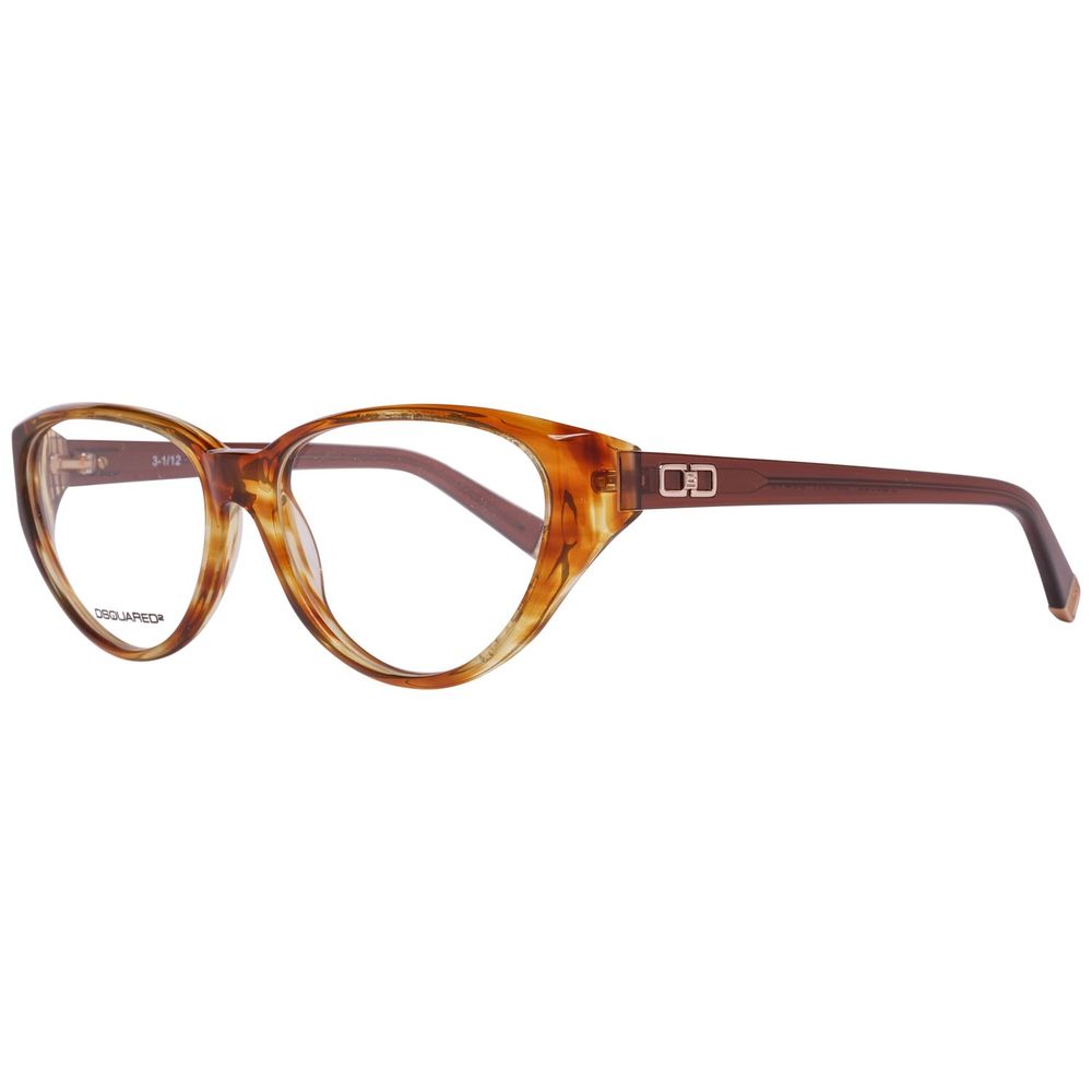 Dsquared² Brown Plastic Glasses (Frames) 1728,67434610848,Accessories,Brown,Dsquared²,Glasses (Frames) - Glasses and Sunglasses - Accessories,Glasses and Sunglasses - Accessories,New with tags,Women