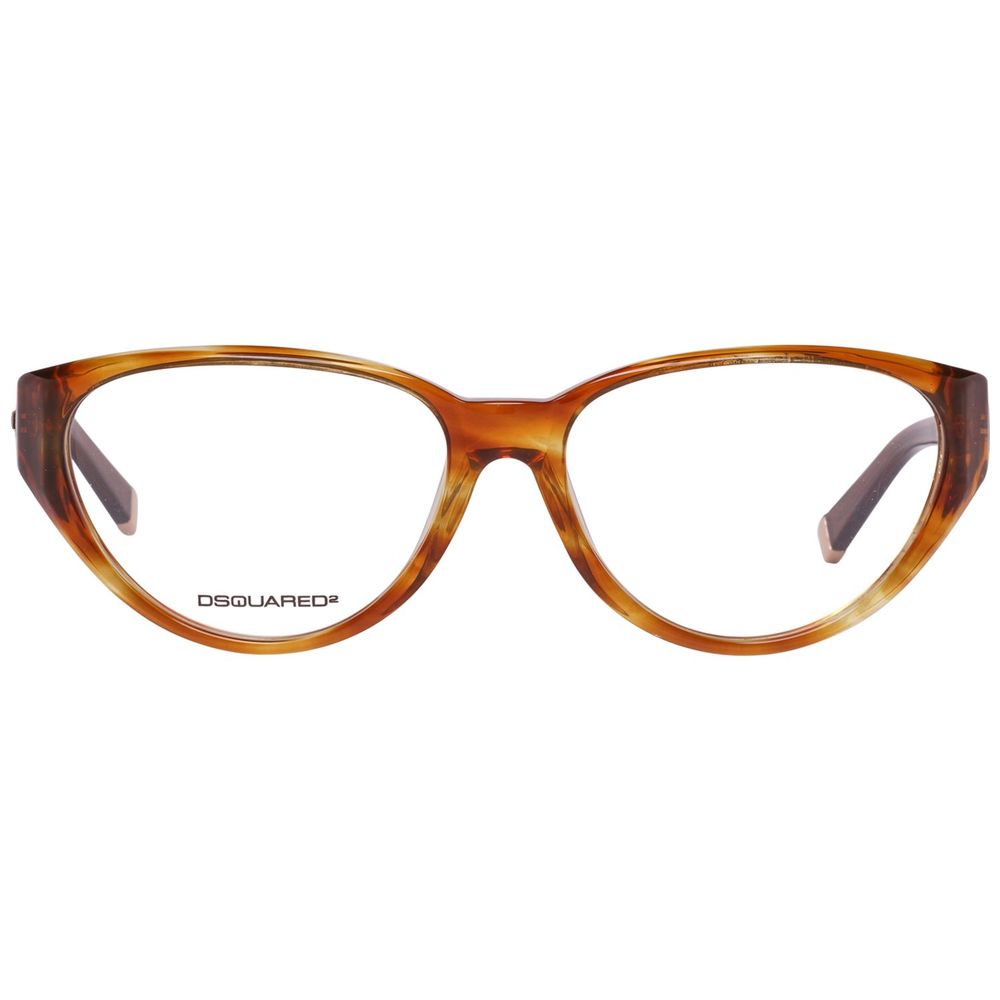 Dsquared² Brown Plastic Glasses (Frames) 1728,67434610848,Accessories,Brown,Dsquared²,Glasses (Frames) - Glasses and Sunglasses - Accessories,Glasses and Sunglasses - Accessories,New with tags,Women