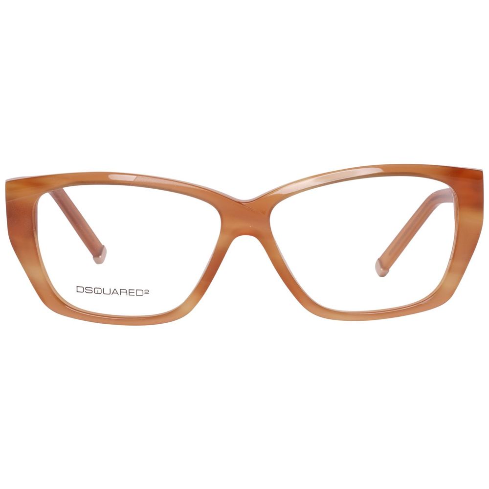Dsquared² Brown Plastic Glasses (Frames) 1728,67434610848,Accessories,Brown,Dsquared²,Glasses (Frames) - Glasses and Sunglasses - Accessories,Glasses and Sunglasses - Accessories,New with tags,Women