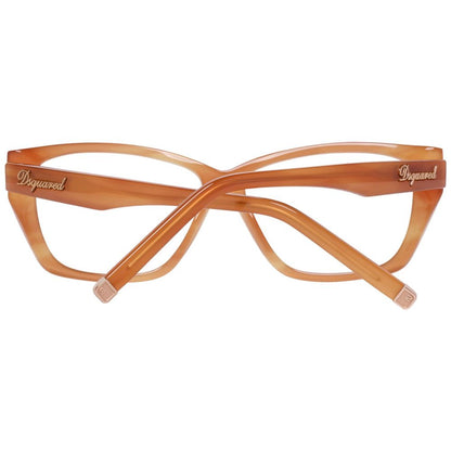 Dsquared² Brown Plastic Glasses (Frames) 1728,67434610848,Accessories,Brown,Dsquared²,Glasses (Frames) - Glasses and Sunglasses - Accessories,Glasses and Sunglasses - Accessories,New with tags,Women