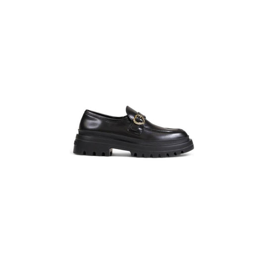 Love Moschino Black Polyethylene Flat Shoe Love Moschino Dark Slate Gray