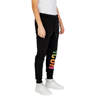 Icon Black Cotton Joggers (Workout Pants) 1728,71956299936,Black,Clothing,Icon,IT42 | XS,Joggers (workout pants) - Sportswear - Clothing,Men,New with tags,Sportswear - Clothing