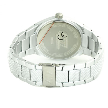 Chronotech Silver Polycarbonate Dress Watch 1728,67434610848,Accessories,Chronotech,Dress Watches - Watches - Accessories,Men,New with tags,Silver,Watches - Accessories,Watches for Men - Watches