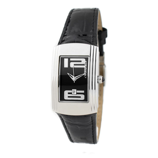 Chronotech Black Leather Dress Watch 1728,67434610848,Accessories,Black,Chronotech,Dress Watches - Watches - Accessories,New with tags,Watches - Accessories,Women