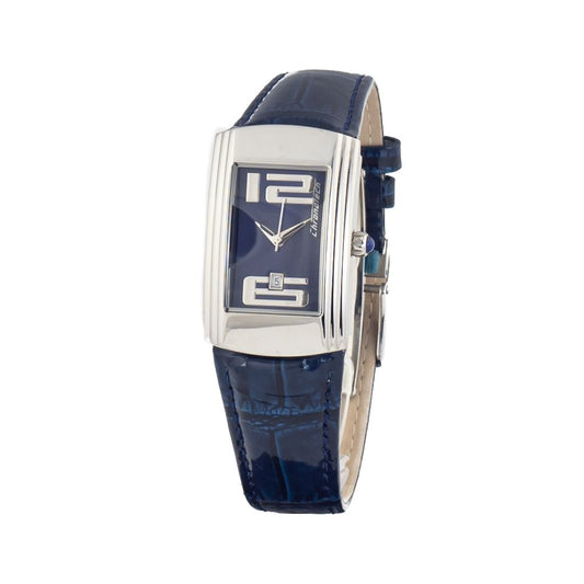 Chronotech Blue Leather Dress Watch 1728,67434610848,Accessories,Blue,Chronotech,Dress Watches - Watches - Accessories,New with tags,Watches - Accessories,Women