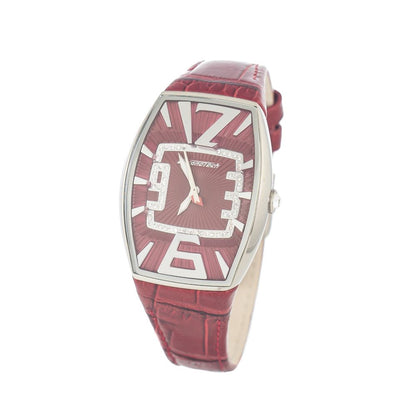 Chronotech Multicolor Leather Dress Watch