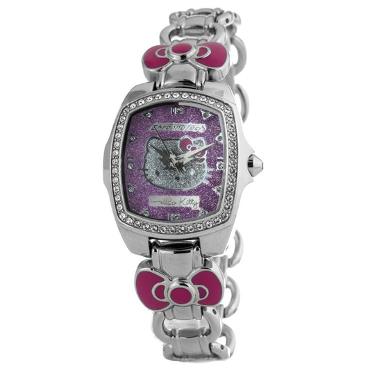 Chronotech Silver Stainless Steel Dress Watch