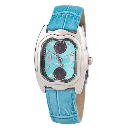 Chronotech Blue Leather Dress Watch 1728,67434610848,Accessories,Blue,Chronotech,Dress Watches - Watches - Accessories,New with tags,Watches - Accessories,Women