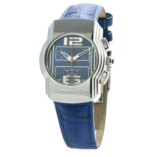 Chronotech Blue Leather Dress Watch 1728,67434610848,Accessories,Blue,Chronotech,Dress Watches - Watches - Accessories,New with tags,Watches - Accessories,Women