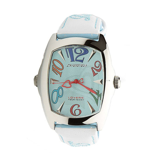 Chronotech Blue Leather Dress Watch 1728,67434610848,Accessories,Blue,Chronotech,Dress Watches - Watches - Accessories,New with tags,Watches - Accessories,Women