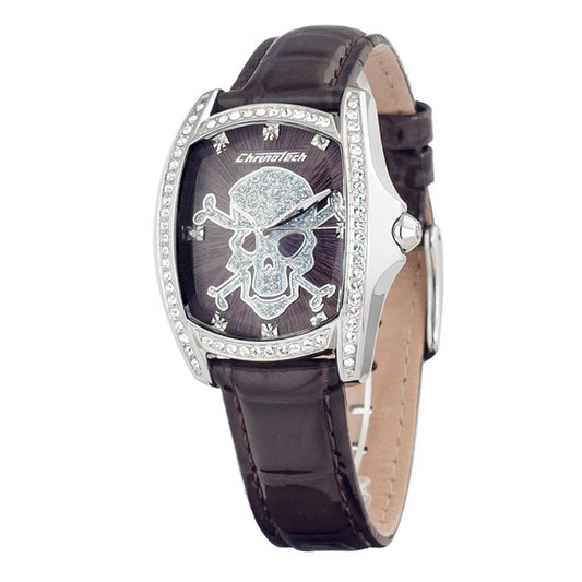 Chronotech Black Leather Dress Watch 1728,67434610848,Accessories,Black,Chronotech,Dress Watches - Watches - Accessories,New with tags,Watches - Accessories,Women