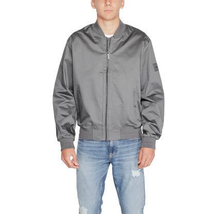 Calvin Klein Gray Organic Cotton Bomber