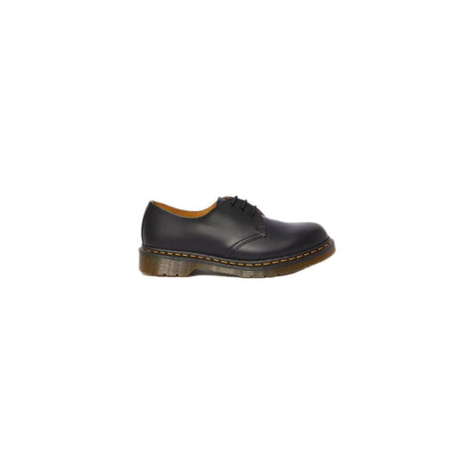 Dr. Martens Black Leather Flat Shoe Dr. Martens Dark Slate Gray