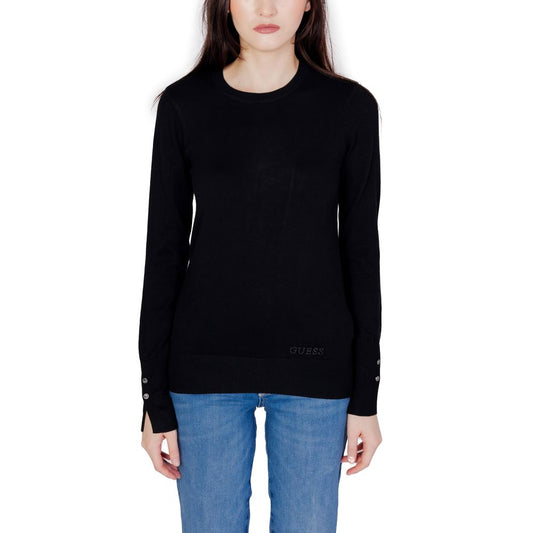 Guess Black Cotton Sweatshirt 1728,71956299936,Black,Clothing,Guess,IT38|XS,IT40|S,New with tags,Sweaters - Clothing,Sweatshirts - Sweaters - Clothing,Women