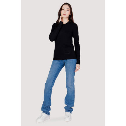 Guess Black Cotton Sweatshirt 1728,71956299936,Black,Clothing,Guess,IT38|XS,IT40|S,New with tags,Sweaters - Clothing,Sweatshirts - Sweaters - Clothing,Women