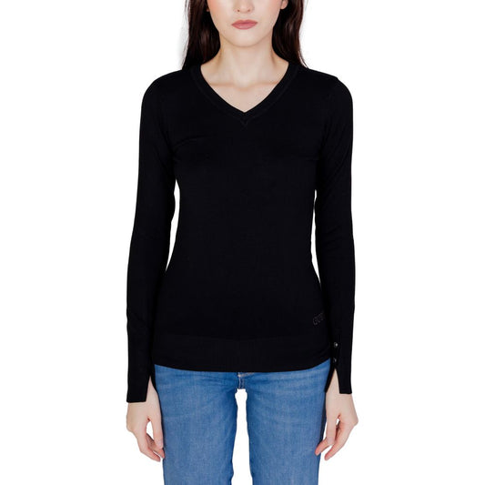 Guess Black Cotton Sweatshirt 1728,71956299936,Black,Clothing,Guess,IT38|XS,IT40|S,New with tags,Sweaters - Clothing,Sweatshirts - Sweaters - Clothing,Women