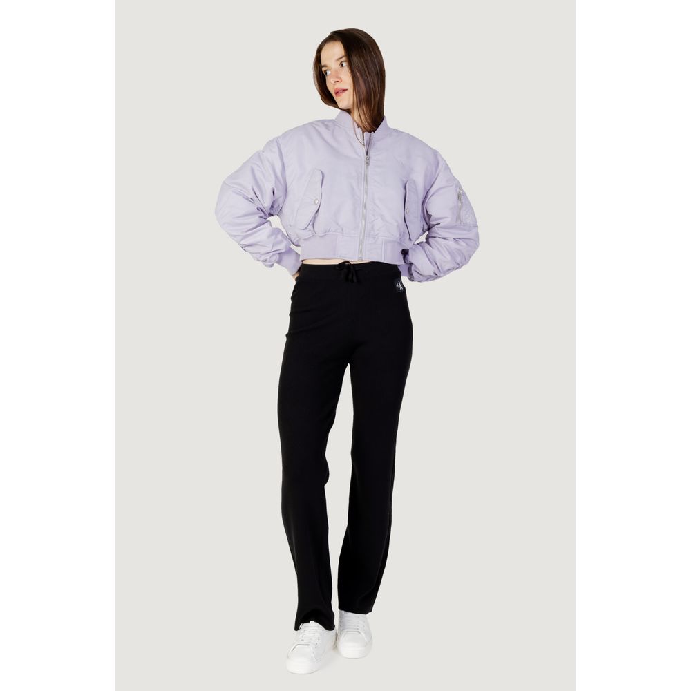 Calvin Klein Jeans Purple Polyamide Bomber
