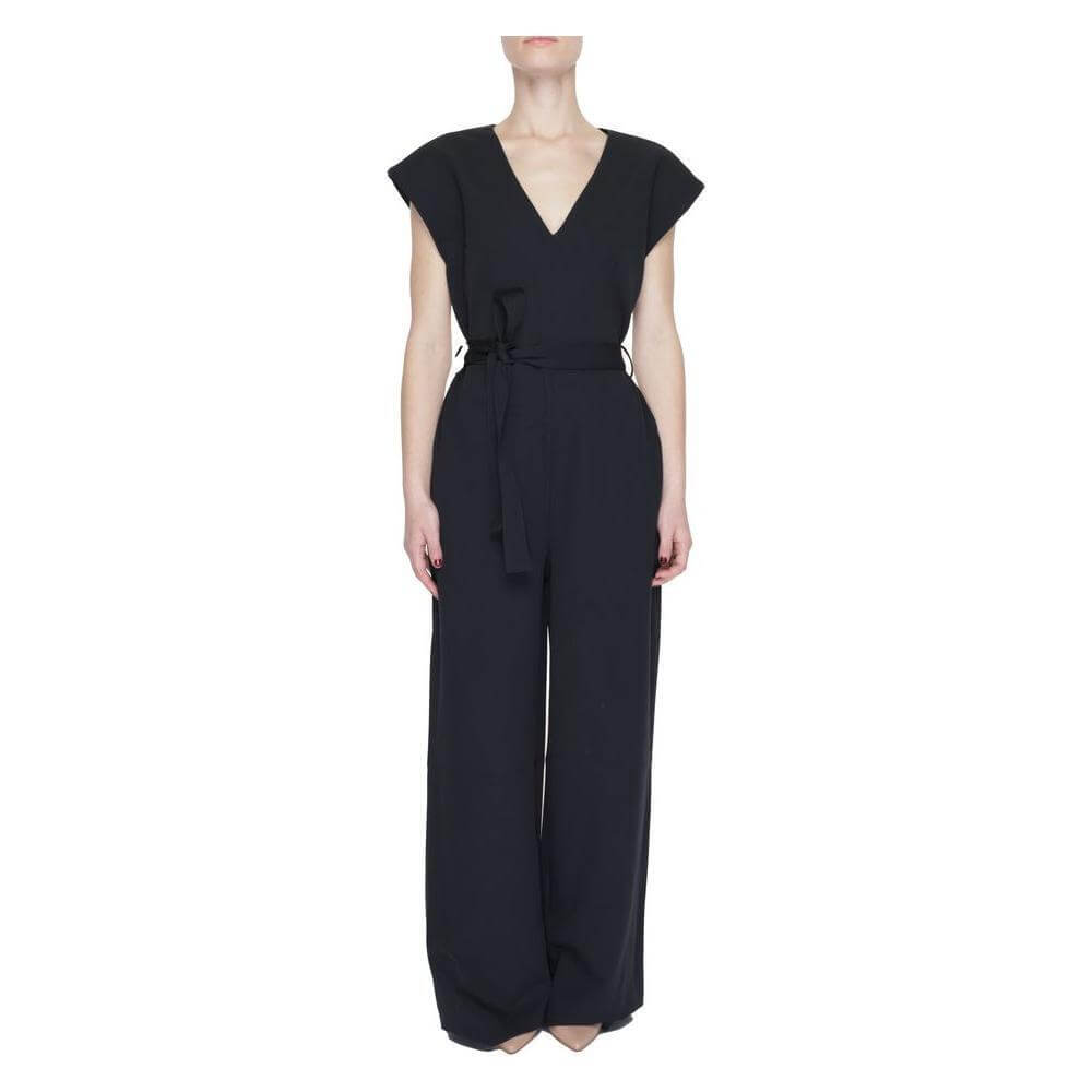 Vila Clothes Black Polyester Jumpsuit VI-13396800009-IT44|L