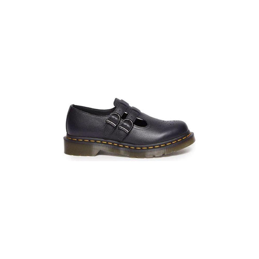 Dr. Martens Black Leather Flat Shoe Dr. Martens Dark Slate Gray