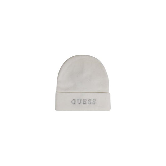 Guess Cream Acrylic Hat Guess Gray