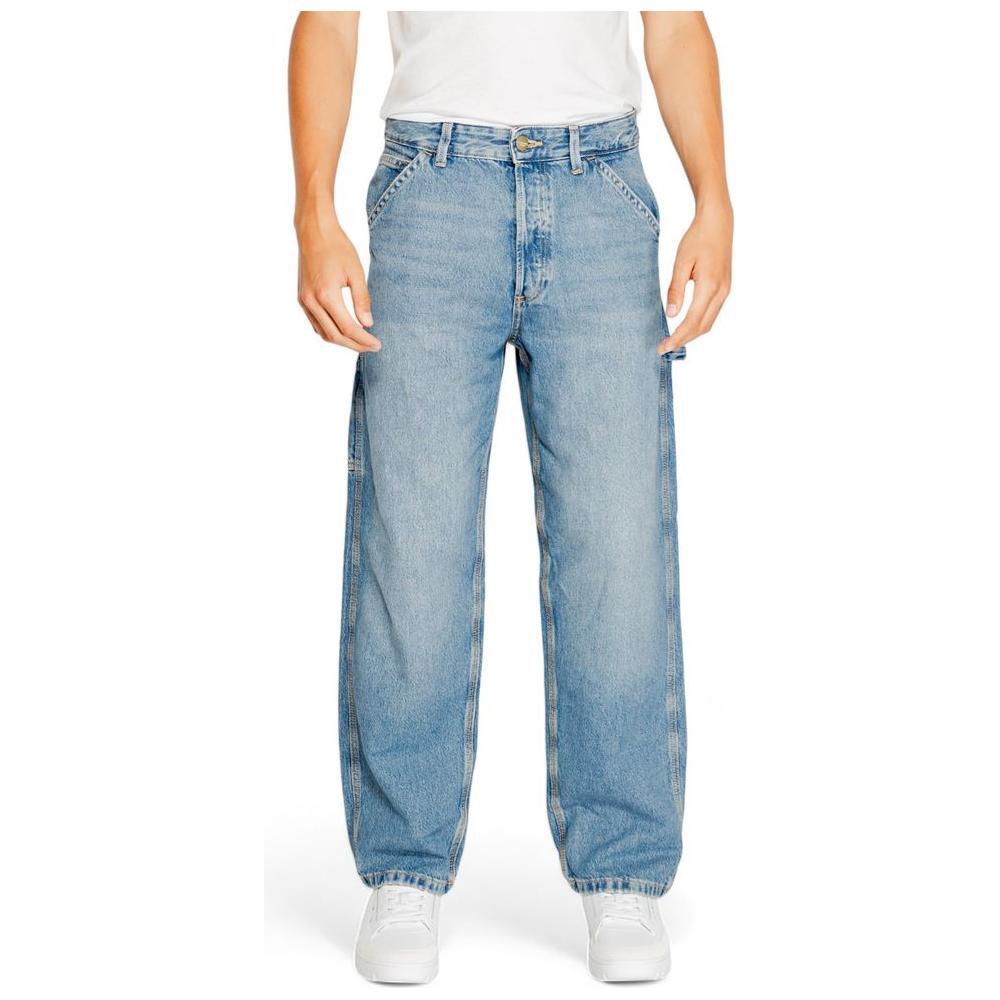 Jack Jones Blue Cotton Relaxed Fit Jean JA-14900901781-W29 | L32