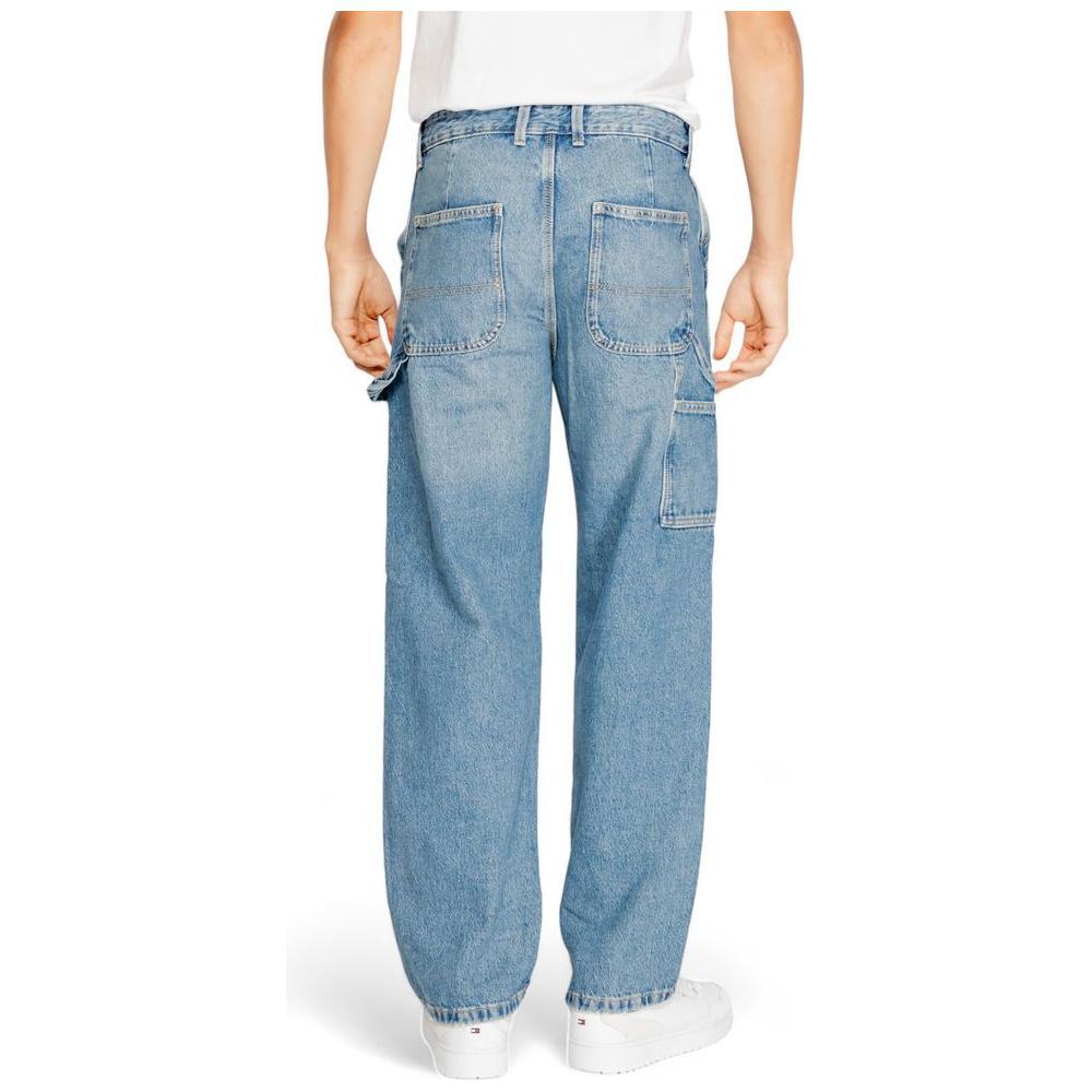 Jack Jones Blue Cotton Relaxed Fit Jean JA-14900901781-W29 | L32