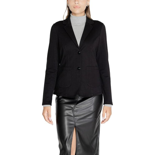 Street One Black Viscose Suits & Blazer Street One Black