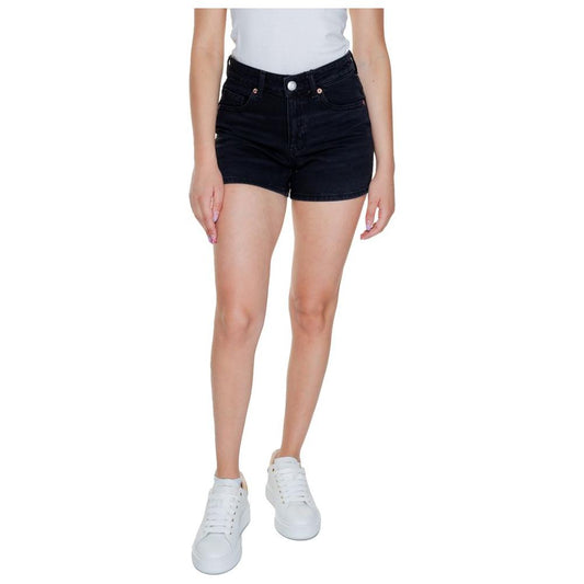 Vero Moda Black Cotton Short Vero Moda Rosy Brown
