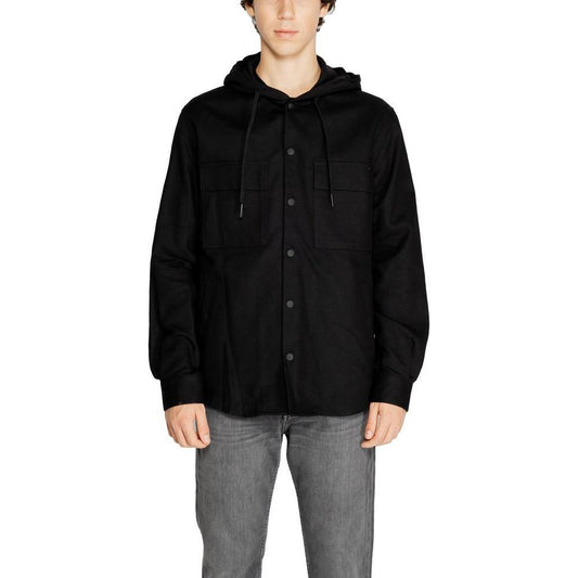 Antony Morato Black Cotton Shell Jacket