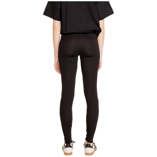 Jacqueline De Yong Black Cotton Jeans & Pant Jacqueline De Yong Black