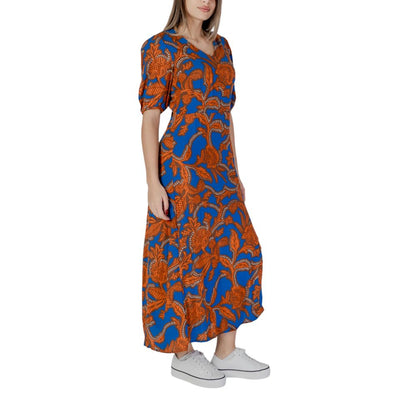 B.Young Blue Viscose Long Dress 1728,34 | XXS,71956299936,B.Young,Blue,Clothing,Dresses - Clothing,Dresses - Women - Clothing,IT36|XXS,IT38|XS,Long - Dresses - Clothing,New with tags,Women,Women - Clothing