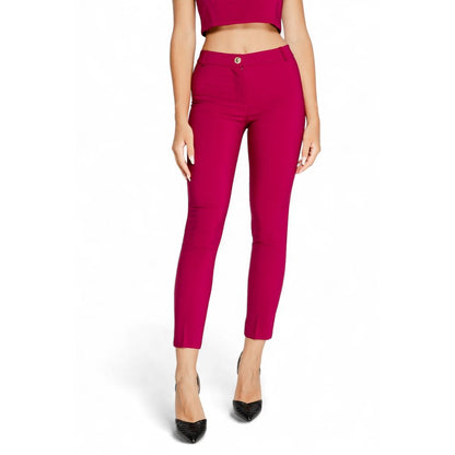 Rinascimento Bordeaux Polyester Casual Pants 1728,71956299936,Bordeaux,Casual Pants - Pants - Clothing,Clothing,IT44|L,New with tags,Pants - Clothing,Rinascimento,Women,XL