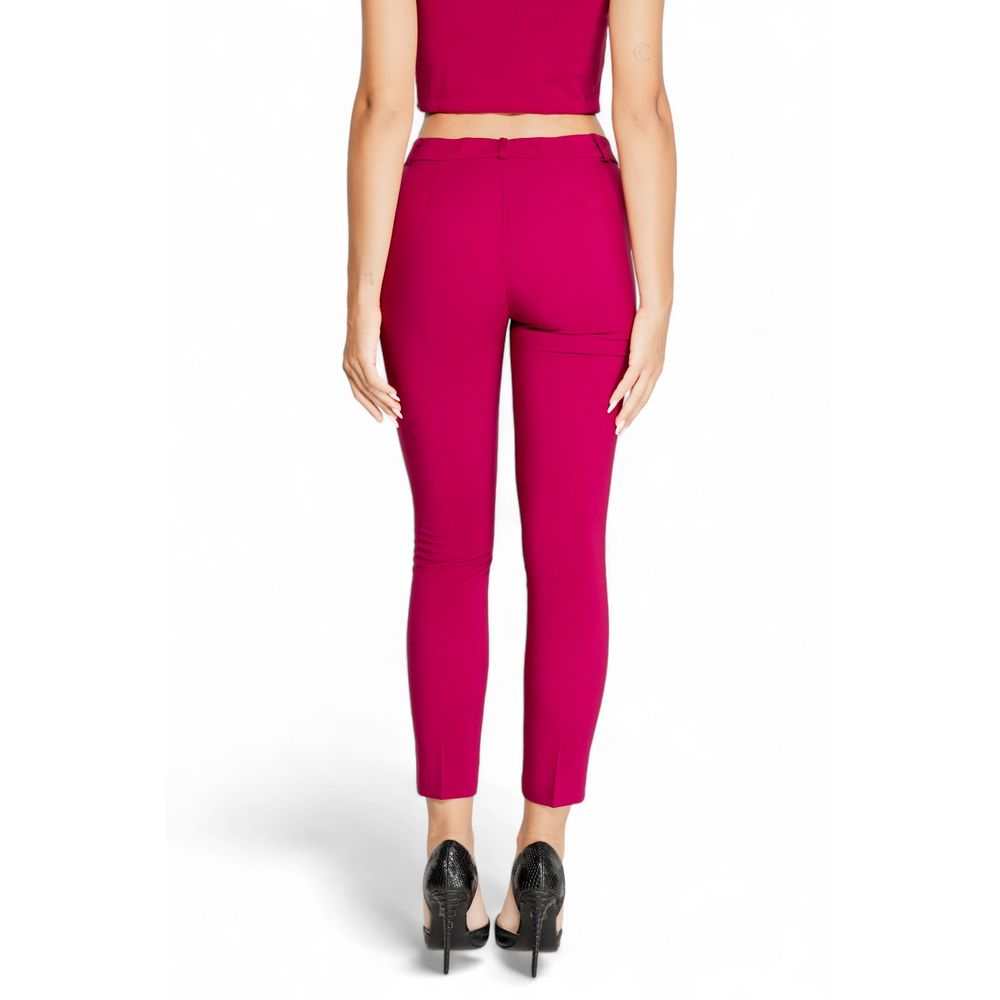 Rinascimento Bordeaux Polyester Casual Pants 1728,71956299936,Bordeaux,Casual Pants - Pants - Clothing,Clothing,IT44|L,New with tags,Pants - Clothing,Rinascimento,Women,XL