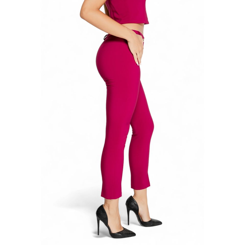 Rinascimento Bordeaux Polyester Casual Pants 1728,71956299936,Bordeaux,Casual Pants - Pants - Clothing,Clothing,IT44|L,New with tags,Pants - Clothing,Rinascimento,Women,XL