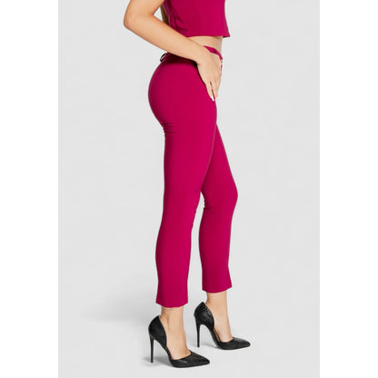 Rinascimento Bordeaux Polyester Casual Pants 1728,71956299936,Bordeaux,Casual Pants - Pants - Clothing,Clothing,IT44|L,New with tags,Pants - Clothing,Rinascimento,Women,XL