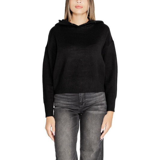 Vero Moda Black Viscose Tops & T-Shirt Vero Moda Black