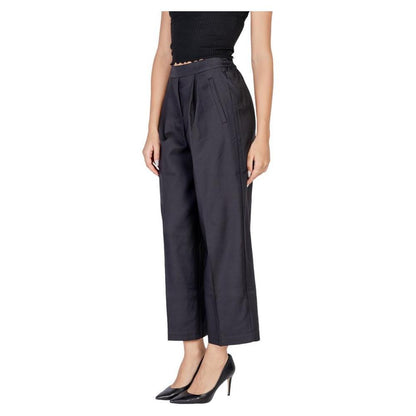 ICHI Black Polyester Casual Pants 1728,71956299936,Black,Casual Pants - Pants - Clothing,Clothing,ICHI,IT38|XS,IT40|S,Jeans & Pants - Women - Clothing,New with tags,Pants - Clothing,Women,Women - Clothing