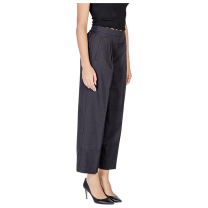 ICHI Black Polyester Casual Pants 1728,71956299936,Black,Casual Pants - Pants - Clothing,Clothing,ICHI,IT38|XS,IT40|S,Jeans & Pants - Women - Clothing,New with tags,Pants - Clothing,Women,Women - Clothing