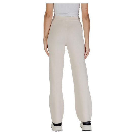 Vero Moda Cream Viscose Jeans & Pant Vero Moda Gray