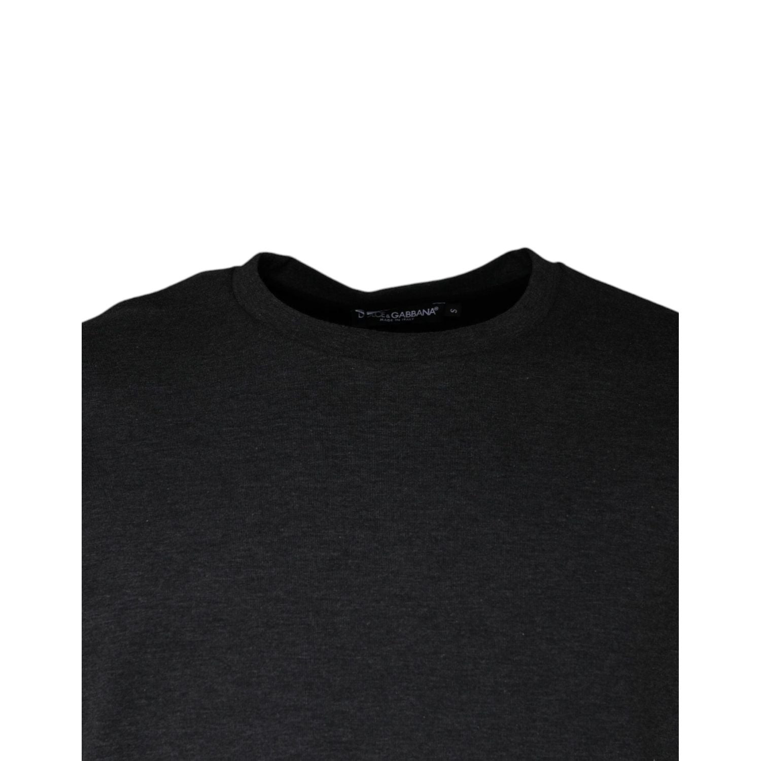 Dolce & Gabbana Dark Gray Camouflage Crew Neck T-shirt