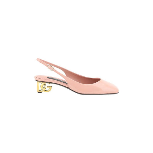 Dolce & Gabbana Slingback Pumps Dolce & Gabbana Peach Puff