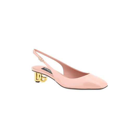Dolce & Gabbana Slingback Pumps Dolce & Gabbana Peach Puff