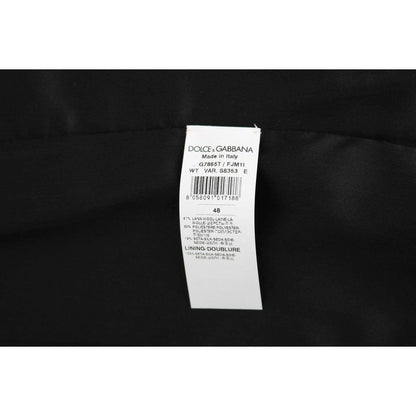 Dolce & Gabbana Black Polka Dot Pattern Vest 1728,19% Silk,30% Polyester,67345645728,Black,Clothing,Dolce & Gabbana,IT48 | M,Material: 51% Wool,Men,Men - Clothing,New with tags,Suits & Blazers - Clothing,Vests - Men - Clothing,Waistcoats - Suits & Blazers